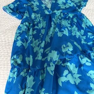 Floral Blue Kids Top